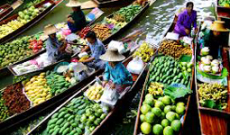 Floating Market Bangkok Thailand